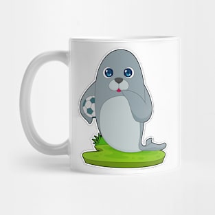 Seal Soccer player Soccer Mug